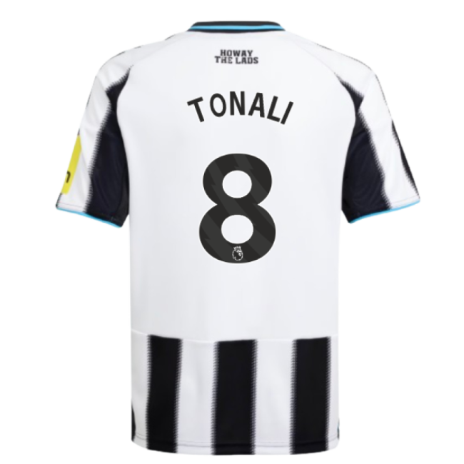 2025-2026 Newcastle Home Shirt (Kids) (Tonali 8)-Vantage Point Soccer