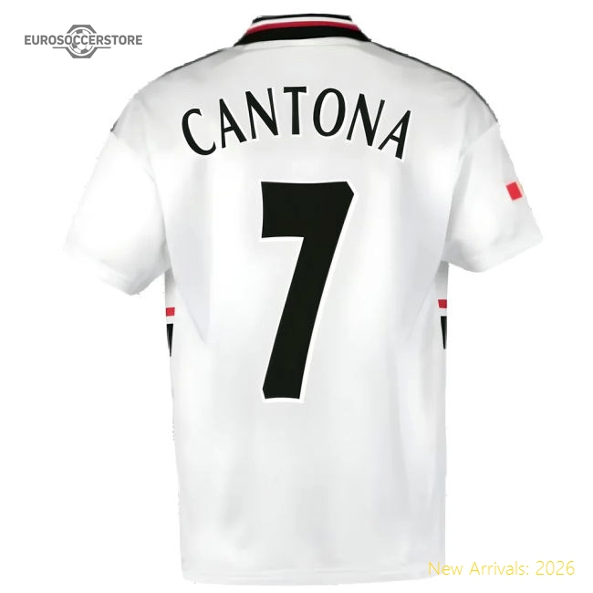 1999 Manchester United Away Football Shirt (CANTONA 7)-Vantage Point Soccer