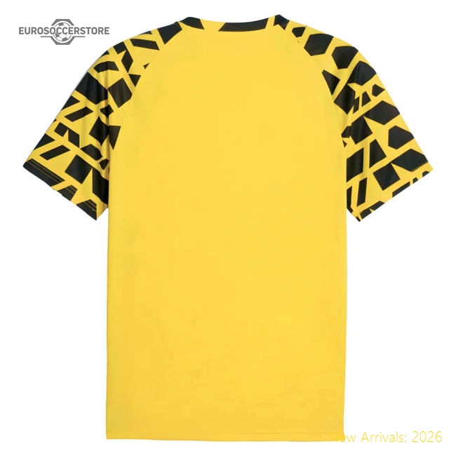2025-2026 Borussia Dortmund Warm Up Jersey (Yellow)-Vantage Point Soccer