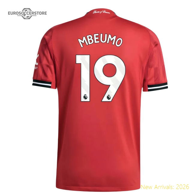 2025-2026 Man Utd Authentic Home Shirt (Mbeumo 19)-Vantage Point Soccer