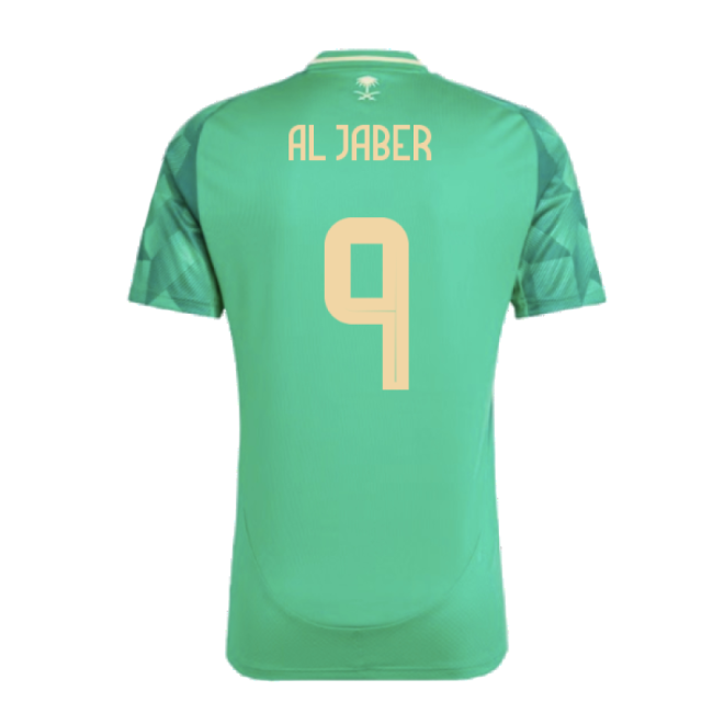 2024-2025 Saudi Arabia Home Shirt (Al Jaber 9)-Vantage Point Soccer