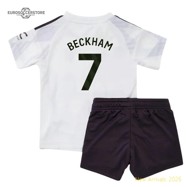 2025-2026 Man Utd Away Baby Kit (Beckham 7)-Vantage Point Soccer