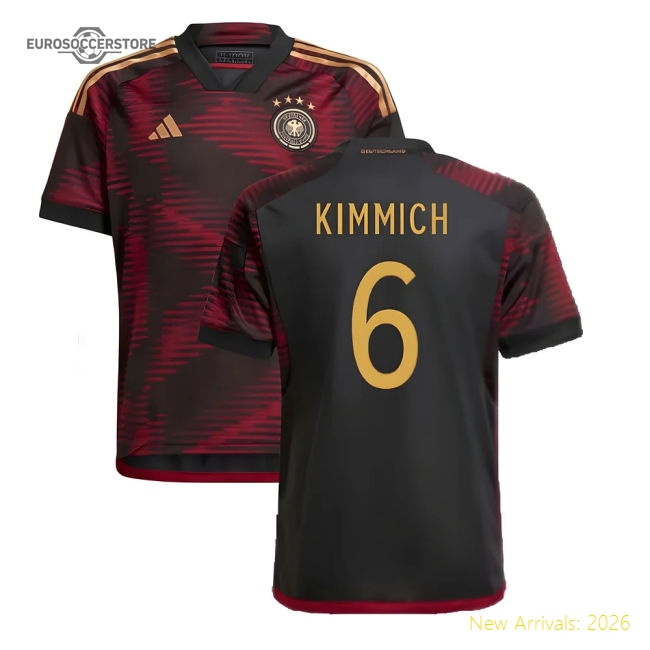 2022-2023 Germany Away Shirt (Kids) (KIMMICH 6)-Vantage Point Soccer