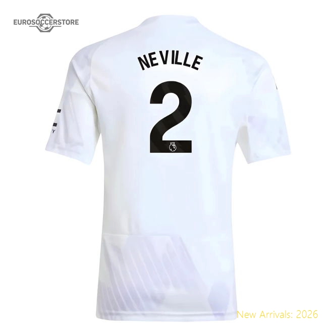 2025-2026 Man Utd Away Shirt (Kids) (Neville 2)-Vantage Point Soccer