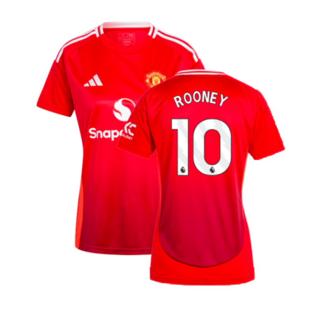 2024-2025 Man Utd Home Shirt (Womens) (Rooney 10)-Vantage Point Soccer