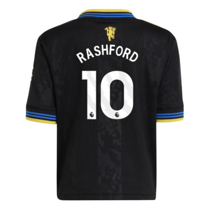 2025-2026 Manchester United Third Mini Kit (Rashford 10)-Vantage Point Soccer