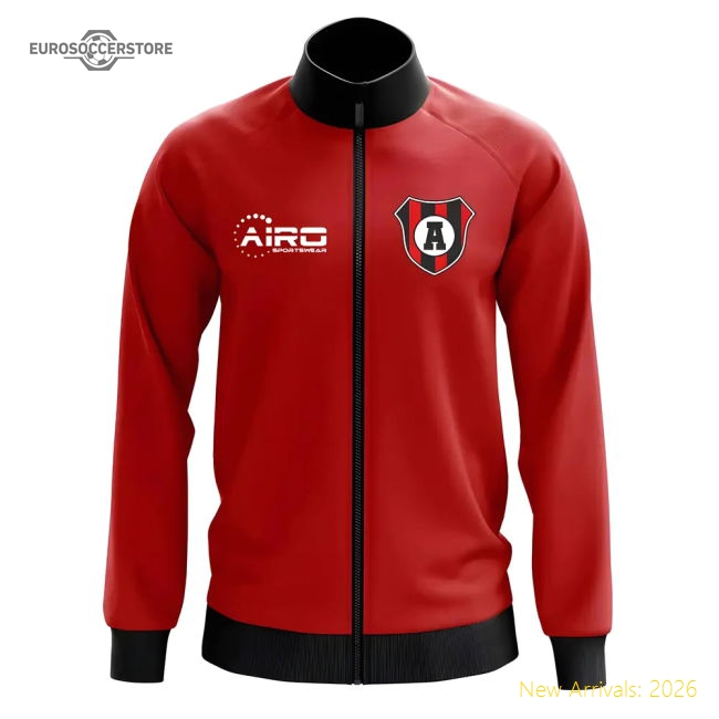 Milan Concept Football Track Jacket (Red)-Vantage Point Soccer