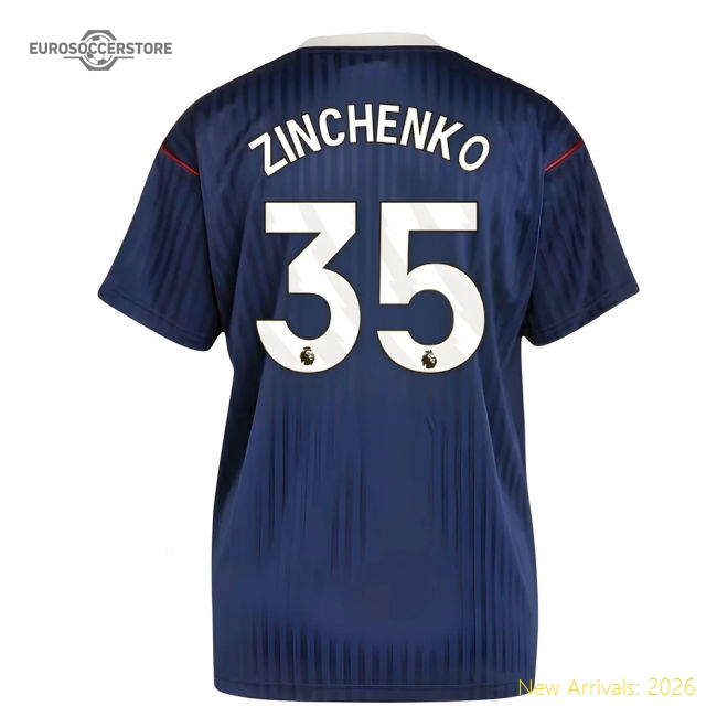 Arsenal Terrace Icons Shirt (Navy) (Zinchenko 35)-Vantage Point Soccer