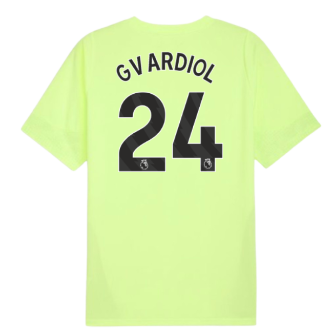 2025-2026 Man City Training Jersey (Fizzy Apple) (Gvardiol 24)-Vantage Point Soccer