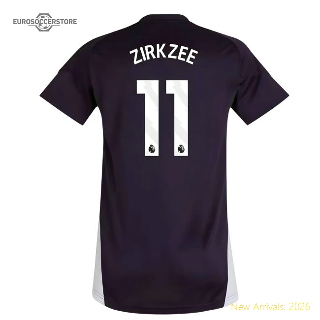 2025-2026 Man Utd Training Jersey (Aurora Plum) - Womens (Zirkzee 11)-Vantage Point Soccer