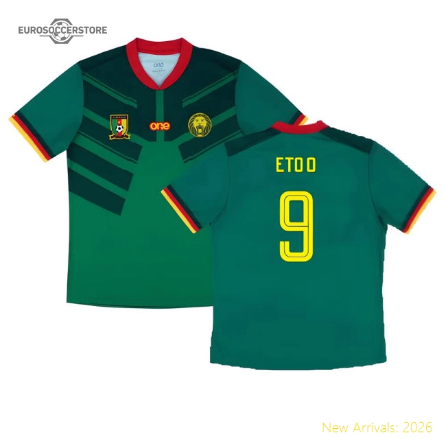 2022-2023 Cameroon Home Replica Shirt (ETO O 9)-Vantage Point Soccer
