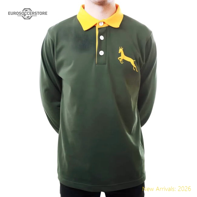 South Africa 1955 Vintage Rugby Shirt-Vantage Point Soccer