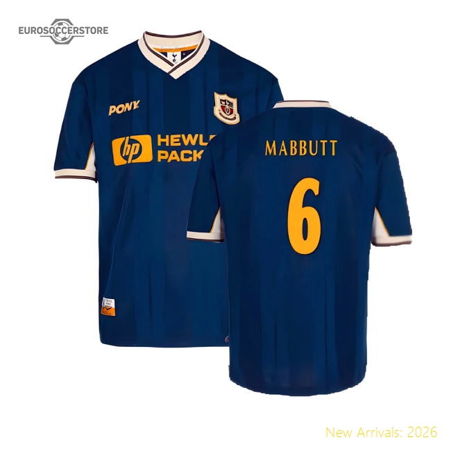 1997-1999 Tottenham Away Pony Reissue Shirt (Mabbutt 6)-Vantage Point Soccer