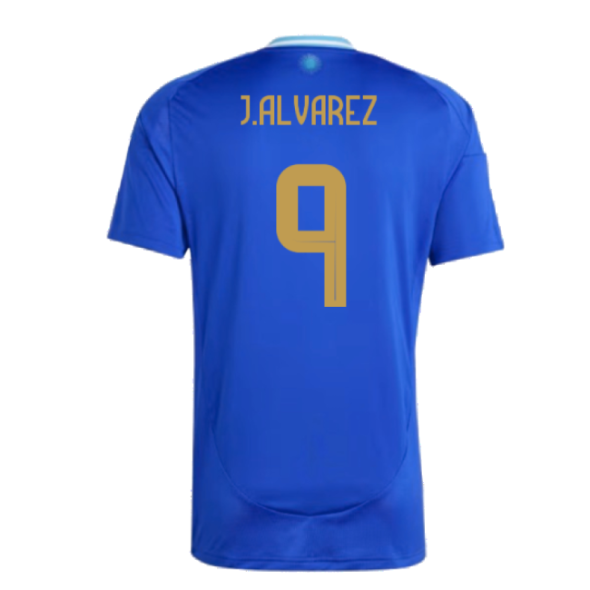 2024-2025 Argentina Away Shirt (J.ALVAREZ 9)-Vantage Point Soccer