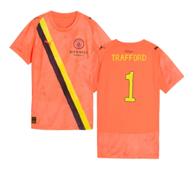 2025-2026 Manchester City CWC Goalkeeper Shirt (Neon Sun) - Womens (Trafford 1)-Vantage Point Soccer