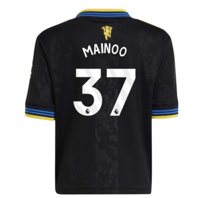 2025-2026 Manchester United Third Mini Kit (Mainoo 37)-Vantage Point Soccer