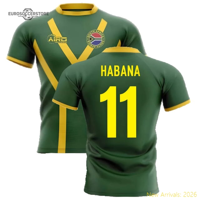 2025-2026 South Africa Springboks Flag Concept Rugby Shirt (Habana 11)-Vantage Point Soccer