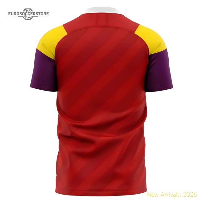 2025-2026 Wrexham Home Concept Football Shirt-Vantage Point Soccer