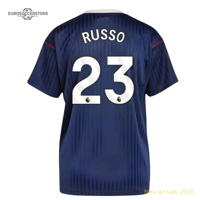 Arsenal Terrace Icons Shirt (Navy) (Russo 23)-Vantage Point Soccer