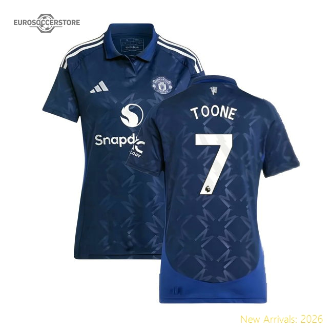 2024-2025 Man Utd Away Shirt (Womens) (Toone 7)-Vantage Point Soccer