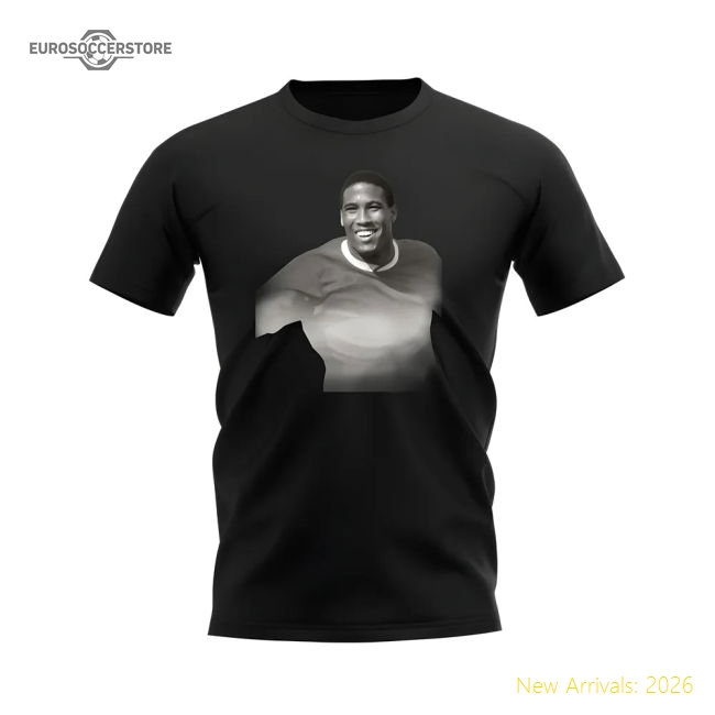 John Barnes Liverpool Legend T-Shirt (Black)-Vantage Point Soccer
