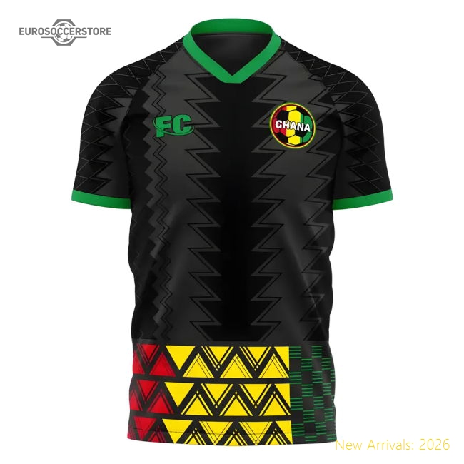 Ghana 2022-2023 Away Concept Football Kit (Fans Culture)-Vantage Point Soccer