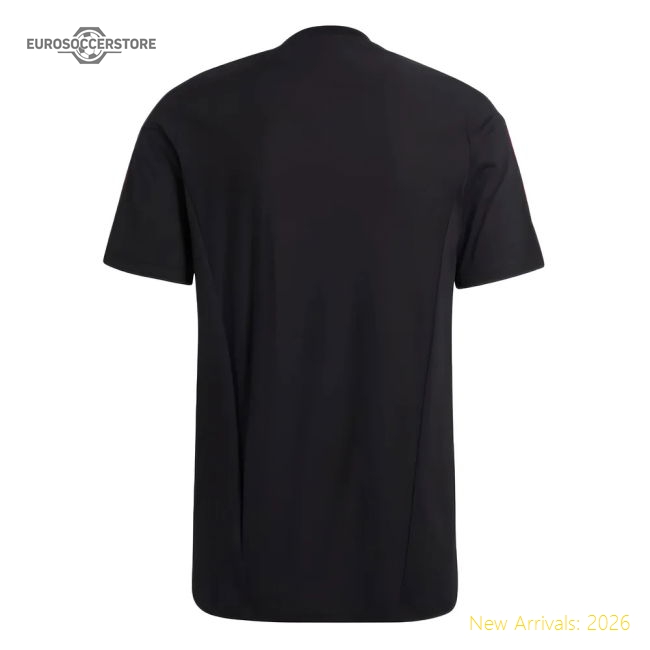 2023-2024 Man Utd Training Tee (Black) (Garnacho 17)-Vantage Point Soccer