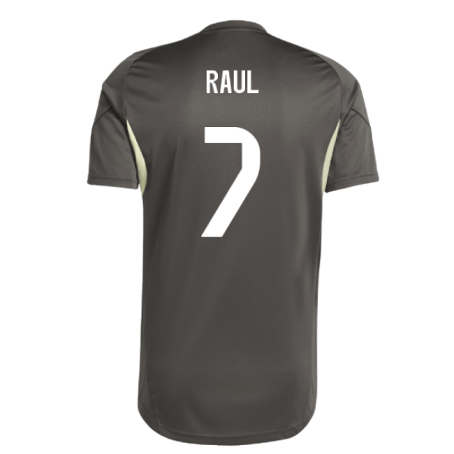 2025-2026 Real Madrid Training Jersey (Utility Grey) (Raul 7)-Vantage Point Soccer