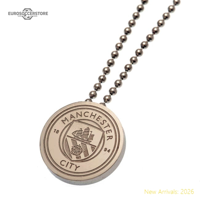 Manchester City FC Stainless Steel Pendant & Chain-Vantage Point Soccer