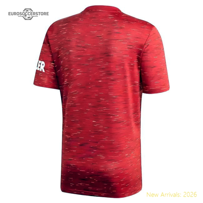 2020-2021 Man Utd Adidas Home Football Shirt-Vantage Point Soccer