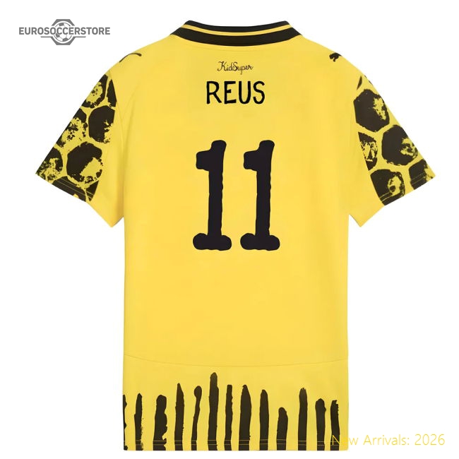 2025-2026 KIDSUPER x Borussia Dortmund CWC Shirt - Kids (Reus 11)-Vantage Point Soccer
