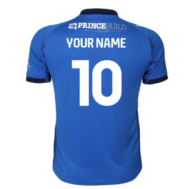 2025-2026 Peterborough United Home Shirt (Kids) (Your Name)-Vantage Point Soccer