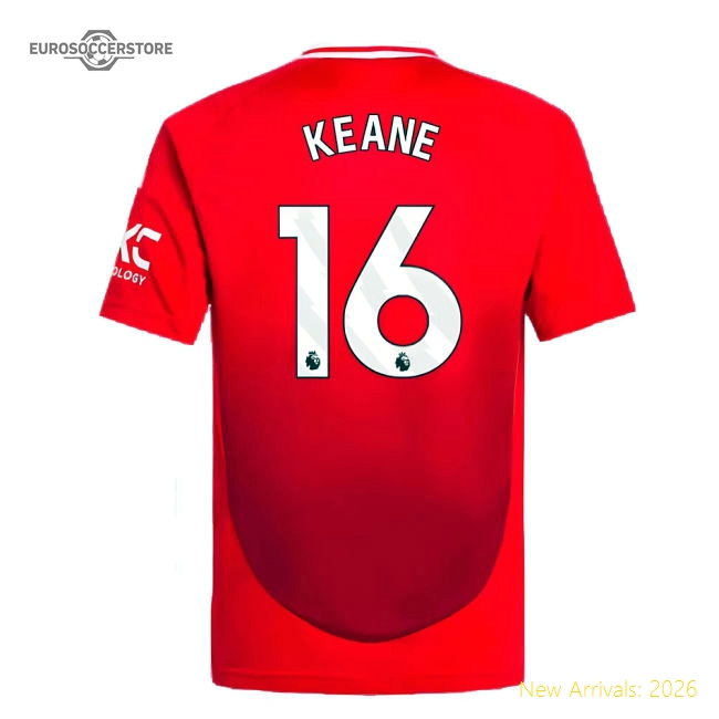 2024-2025 Man Utd Home Mini Kit (Keane 16)-Vantage Point Soccer