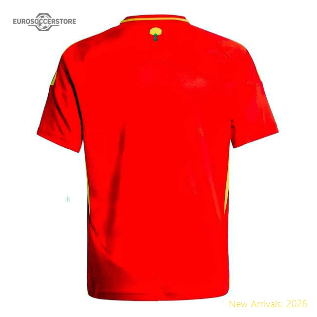 2024-2025 Spain Home Shirt (Kids) (Your Name)-Vantage Point Soccer