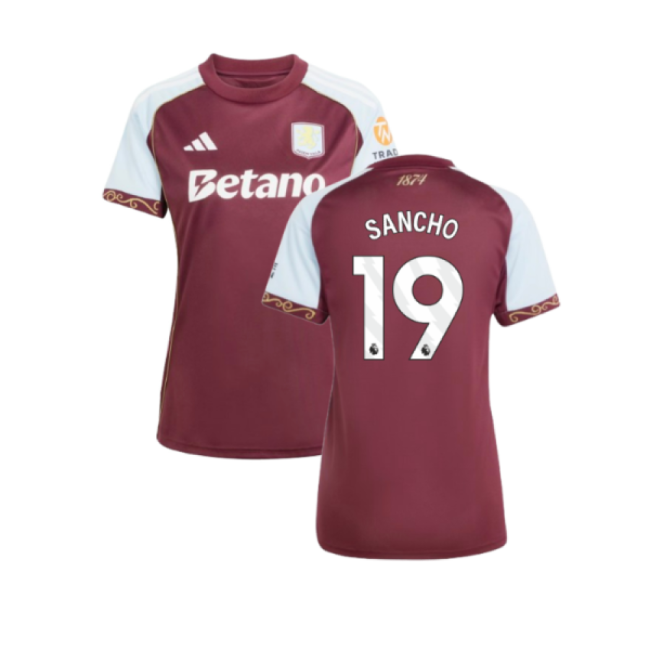 2025-2026 Aston Villa Home Shirt (Womens) (Sancho 19)-Vantage Point Soccer