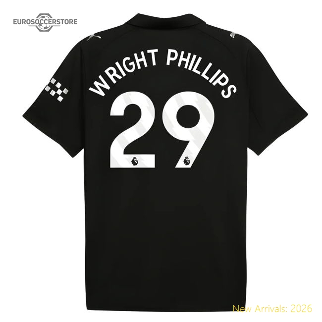 2025-2026 Man City Away Shirt (Wright Phillips 29)-Vantage Point Soccer