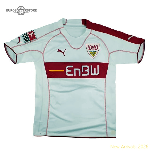 VFB Stuttgart 2005-06 Home Shirt (L) Tomasson #10 (Good)-Vantage Point Soccer