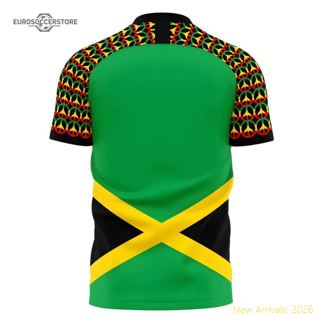 Jamaica Marley Concept Football Shirt (Libero)-Vantage Point Soccer
