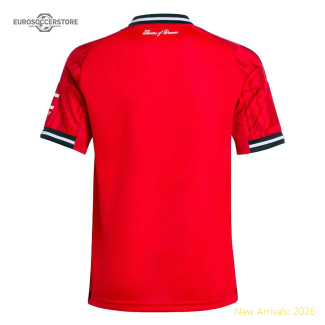 2025-2026 Man Utd Home Shirt (Kids)-Vantage Point Soccer