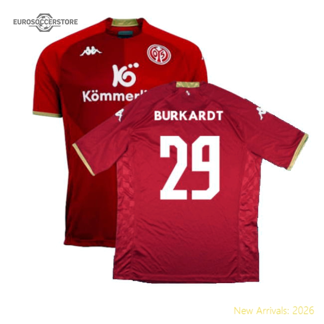 Mainz 2022-2023 Home Shirt (XL) (Burkardt 29) (Excellent)-Vantage Point Soccer