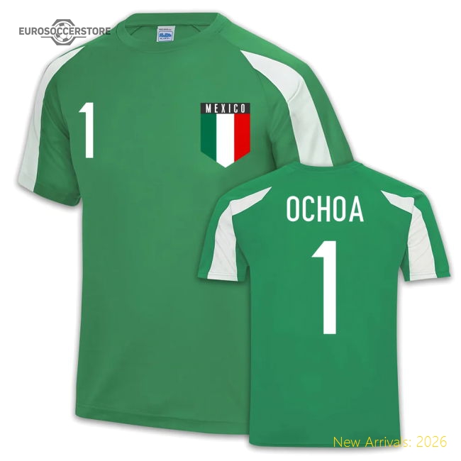 Mexico Sports Training Jersey (Guillermo Ochoa 1)-Vantage Point Soccer