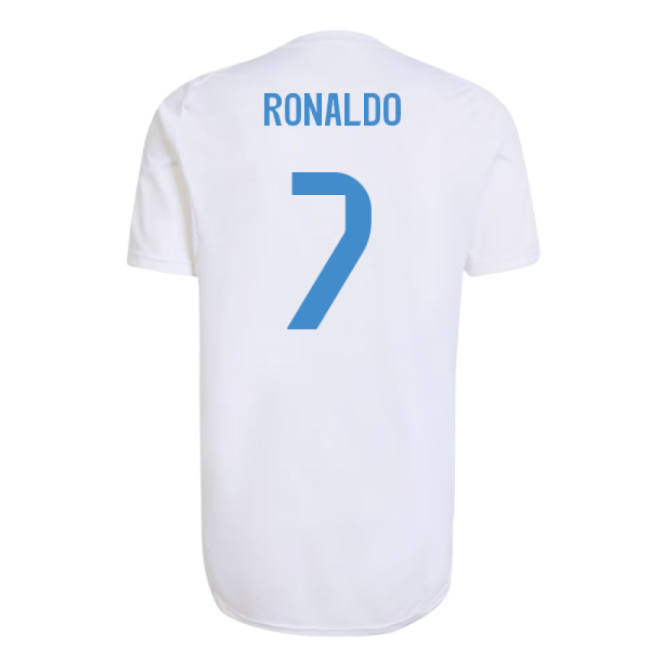 2025-2026 Real Madrid EU Training Jersey (White) (Ronaldo 7)-Vantage Point Soccer