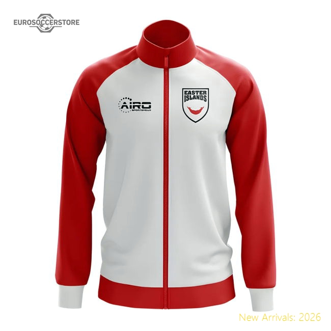 Easter Islands Concept Football Track Jacket (White)-Vantage Point Soccer