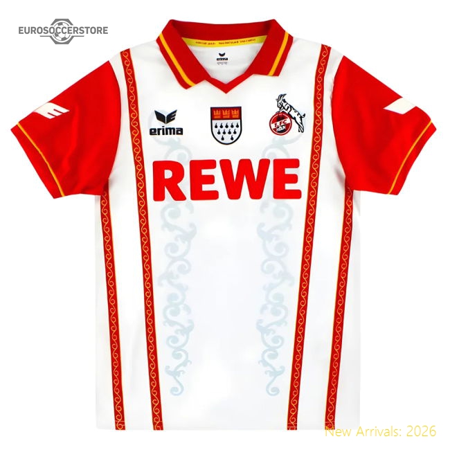 FC Koln 2014 Home Festival Shirt (3XL) (Excellent)-Vantage Point Soccer