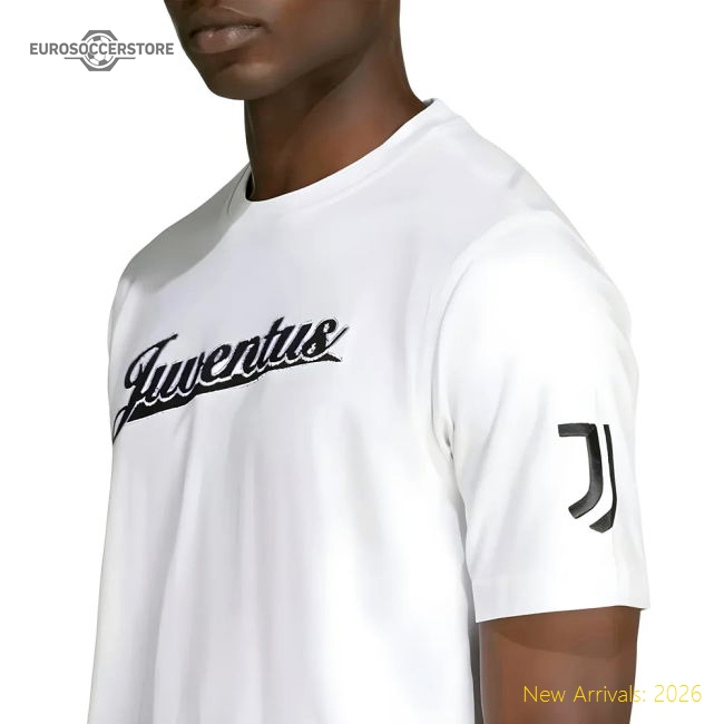 2025-2026 Juventus US Tee (White)-Vantage Point Soccer