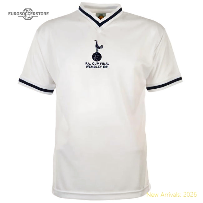 Tottenham Hotspur 1981 FA Cup Final Retro Shirt (Your Name)-Vantage Point Soccer