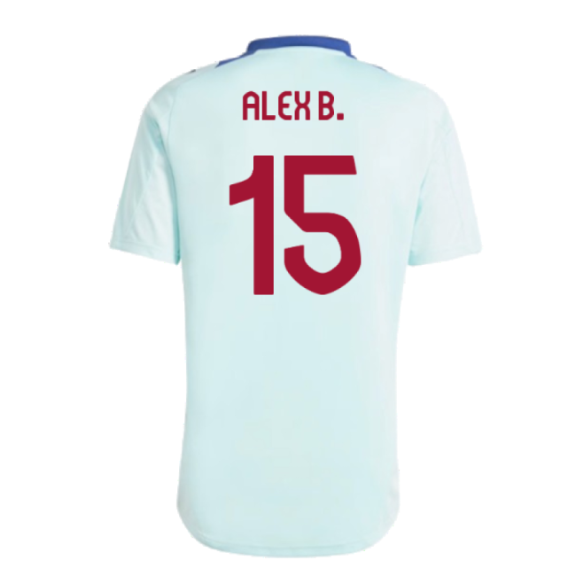 2024-2025 Spain Training Jersey (Halo Mint) (Alex B. 15)-Vantage Point Soccer