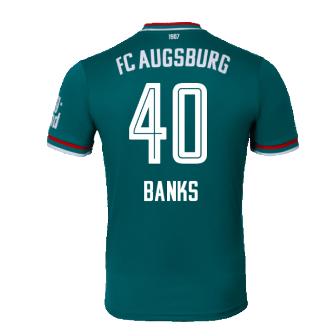 2024-2025 FC Augsburg Away Shirt (Banks 40)-Vantage Point Soccer