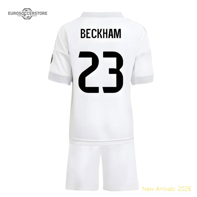 2025-2026 Real Madrid Home Mini Kit (Beckham 23)-Vantage Point Soccer