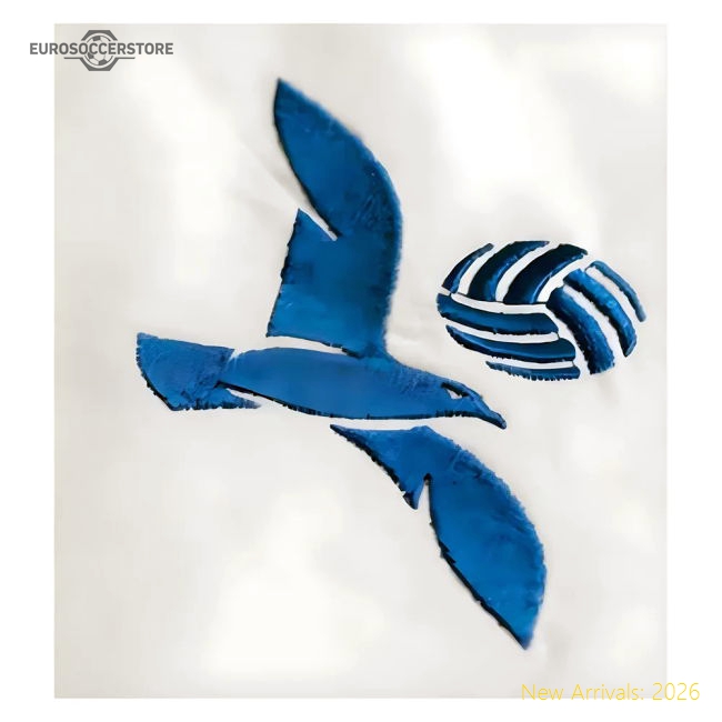 The Seagull 10 Retro Football Tee (White)-Vantage Point Soccer